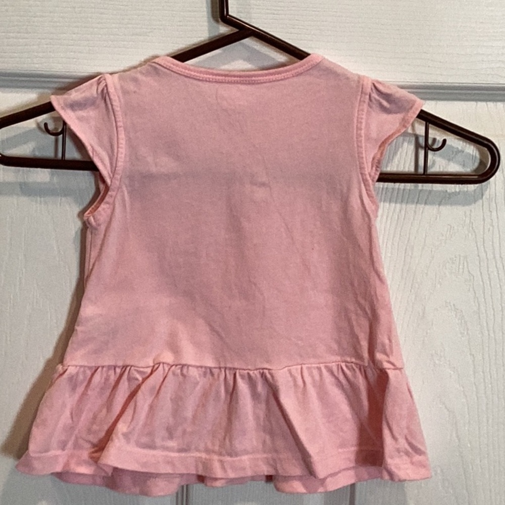 Pink Kids Ruffle Top - Picture 4 of 4